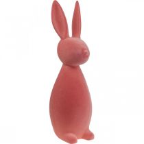 Déco Lapin Déco Lapin de Pâques Floqué Orange Abricot H69cm