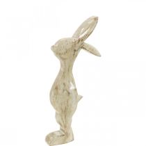 Lapin en bois, printemps, décoration de Pâques, lapin décoratif H25cm