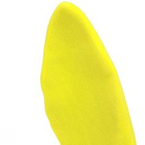 Article Oreilles décoratives de lapin jaune vert pistache Pâques sur bâton 56cm