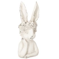 Article Lapin décoratif aux détails soignés, idéal pour des idées intemporelles de printemps et de Pâques, 34 cm