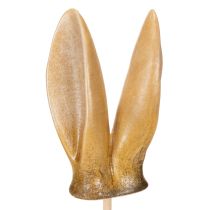 Article Décorations de jardin en forme d'oreilles de lapin, figurines d'animaux printaniers pour le jardin et Pâques, 29 cm, lot de 4