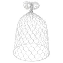 Article Clochette vintage en fil de fer pour décoration de table rustique, 23 cm