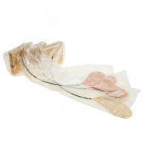 Article Décoration de table coeurs mariage, décoration coeur métal orange/jaune H40cm 3pcs