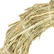 Article Couronnes de paille décoratives naturelles, lot de 5, 21-22 cm, à réaliser soi-même