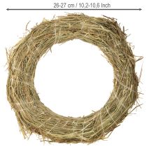 Article Couronne de foin naturel 26-27cm 5 pcs