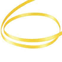 Article Ruban cadeau de haute qualité, ruban de satin jaune 3 mm × 50 m
