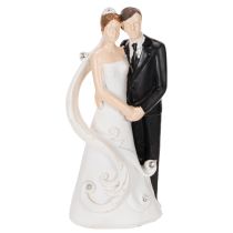 Article Figurine Mariés en Polyresin 10,5 cm – Déco Table et Gâteau