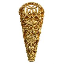 Article Broche de mariage magnétique dorée 4,5 cm