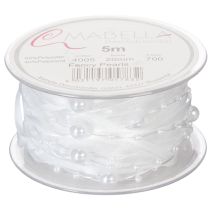 Article Ruban de mariage blanc 20 mm 5 m