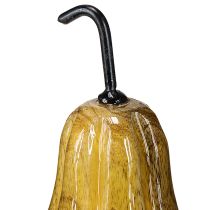 Article Poire en bois poire décoration en bois automne rouge jaune blanc 12×6cm 3 pièces