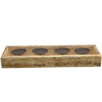 Article Décoration de table Avent bougeoir bougeoir bois L48cm