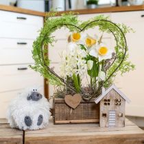 Article Support de table décoratif pour maison en bois, 20cm, 2 pièces