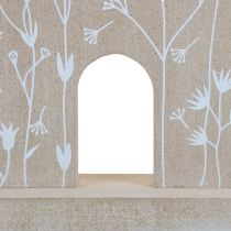 Article Maison décorative en bois, support de table en bois 28,5 cm