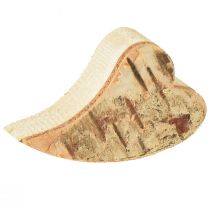 Article Coeurs en bois avec écorce de bouleau Coeurs de bouleau 3–4 cm 30 pcs