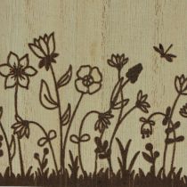 Article Boîte en bois porte-stylo organisateur de bureau naturel 14×8×12cm