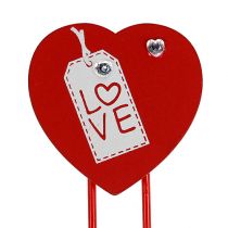 Clips en bois coeur &quot;Love&quot; coeur décoratif Saint Valentin 2pcs