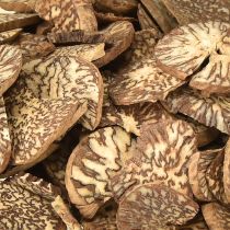 Article Disques décoratifs en bois de noix de bétel, tranches d&#39;arec 1-3,5 cm 300 g