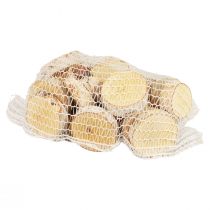 Article Disques en bois de bouleau décoratif, écorce naturelle, Ø 7-9 cm, décoration de table à faire soi-même, 18 pièces