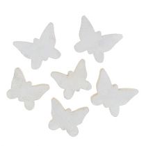 Article Papillon en bois blanc 3cm 30P
