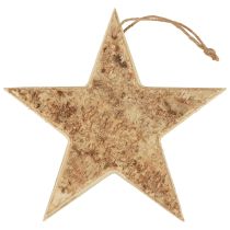 Cintre décoratif décoratif étoiles en bois bois décoratif rustique Ø20cm