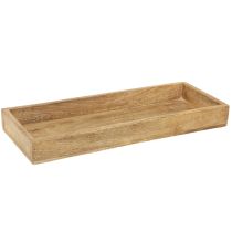 Article Plateau en bois plateau décoratif rectangulaire bois 39×15,5×4cm 2pcs
