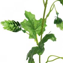 Guirlande de houblon, décoration de jardin, plante artificielle, été 185cm vert