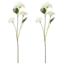 Article Fleur d'hortensia artificielle pour une décoration intérieure élégante et moderne, 80 cm, lot de 2