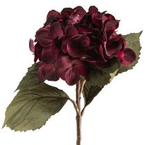 Article Hortensia artificiel Bordeaux 52cm