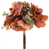 Bouquet d&#39;hortensias fleurs artificielles décoration de table 23cm