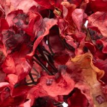 Article Branche de Fleurs d’Hortensia Artificielle 74 cm Rouge