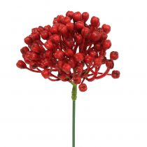 Article Pic à bourgeons d&#39;hortensia 22cm rouge 12pcs