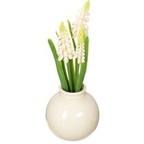 Article Vase artificiel en forme de jacinthe pour une décoration de table élégante et un style raffiné, 20 cm