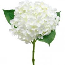 Hortensia artificiel blanc 53cm