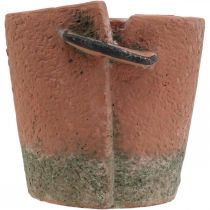 Article Cache-pot béton pot terre cuite Ø13cm H13cm
