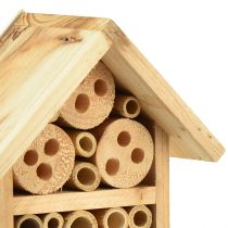 Article Hôtel à insectes maison à insectes en bois de sapin naturel 13,5x8x26cm