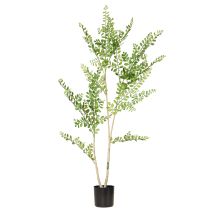 Article Plante artificielle en pot, hauteur 130 cm, vert, décoration intérieure