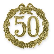 Anniversaire numéro 50 en or