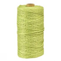 Ruban de jute vert clair cordon de jute ruban jute vert Ø3mm 200m