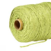 Article Ruban de jute vert clair cordon de jute ruban jute vert Ø3mm 200m