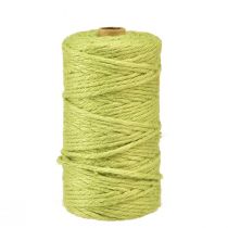 Article Ruban de jute ruban de cordon de jute ruban décoratif jute vert Ø4mm 100m