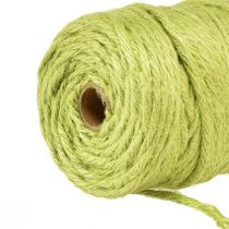 Article Ruban de jute ruban de cordon de jute ruban décoratif jute vert Ø4mm 100m