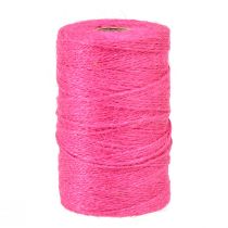 Article Ruban de jute cordon de jute ruban jute fuchsia Ø2mm 200m