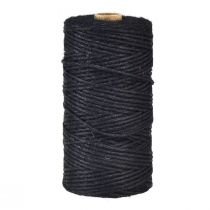 Article Ruban de jute ruban de jute ruban de jute noir ruban décoratif Ø3mm 200m