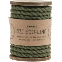 Article Ruban de jute cordon de jute cordon décoration jute vert olive Ø7mm 5m