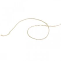 Article Cordon de jute, cordon de jute naturel coloris naturels, blanchi Ø3mm L200m