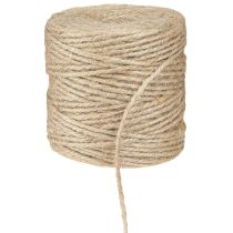Article Fil de jute, corde de jute, rouleau naturel de 3 mm de 100 m × 2 pièces
