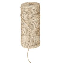 Article Fil de jute cordon de jute naturel 2 mm 50 m par rouleau × 8 pièces