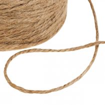 Article Cordon en jute, cordon décoratif naturel en jute, Ø3 mm, L150 m