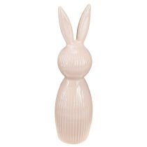 Article Figurine décorative de lapin en céramique pour intérieur moderne, 22 cm