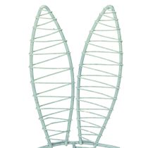 Article Lapin en fil de fer ajouré, objet décoratif idéal pour le printemps et Pâques, 16 cm, lot de 3.